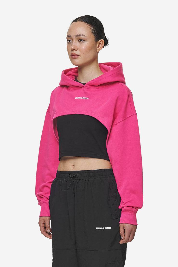 Pegador Mina Super Cropped Hoodie Washed Digital Pink Bis zu 55% Rabatt