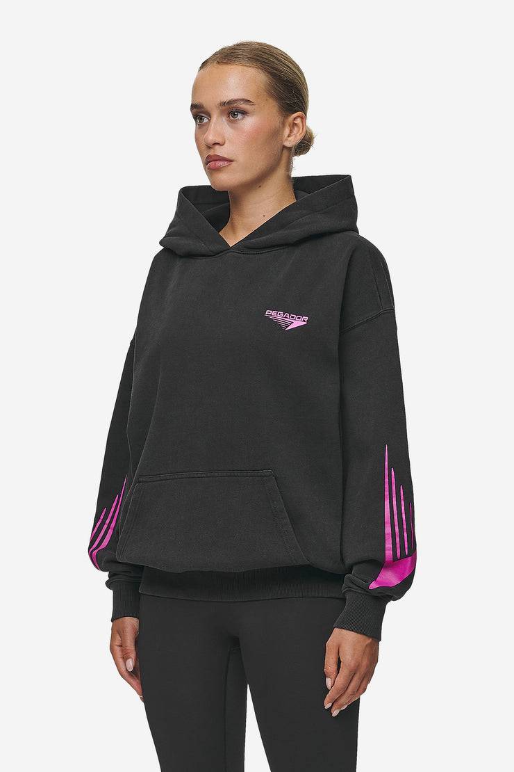 Pegador Mei Oversized Hoodie Vintage Black Discount Store für neue Produkte