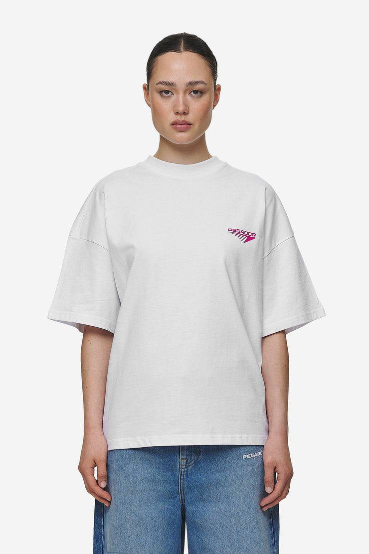 Pegador Mei Heavy Oversized Tee White Nur noch ein Tag übrig