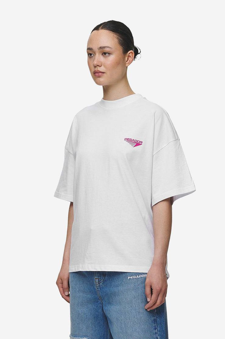 Pegador Mei Heavy Oversized Tee White Nur noch ein Tag übrig