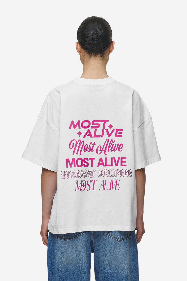 Pegador Mei Heavy Oversized Tee White Nur noch ein Tag übrig