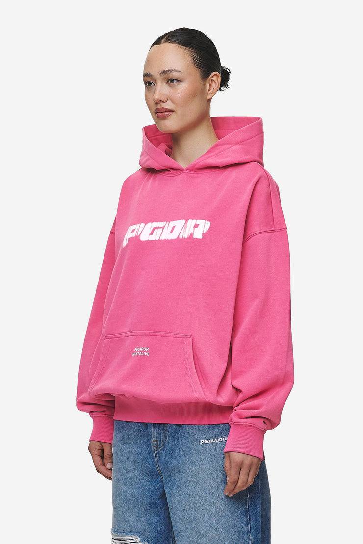 Pegador Suta Oversized Hoodie Vintage Digital Pink Riesige Rabatte