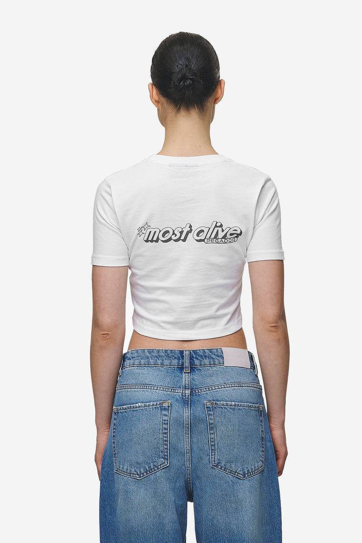 Pegador Thea Baby Tee White Clearance-Verkauf