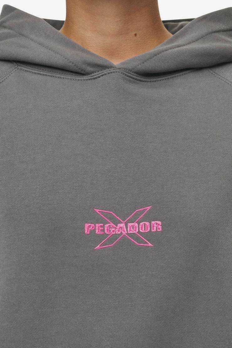 Pegador Belly Oversized Hoodie Washed Deep Grey Black Friday Preise