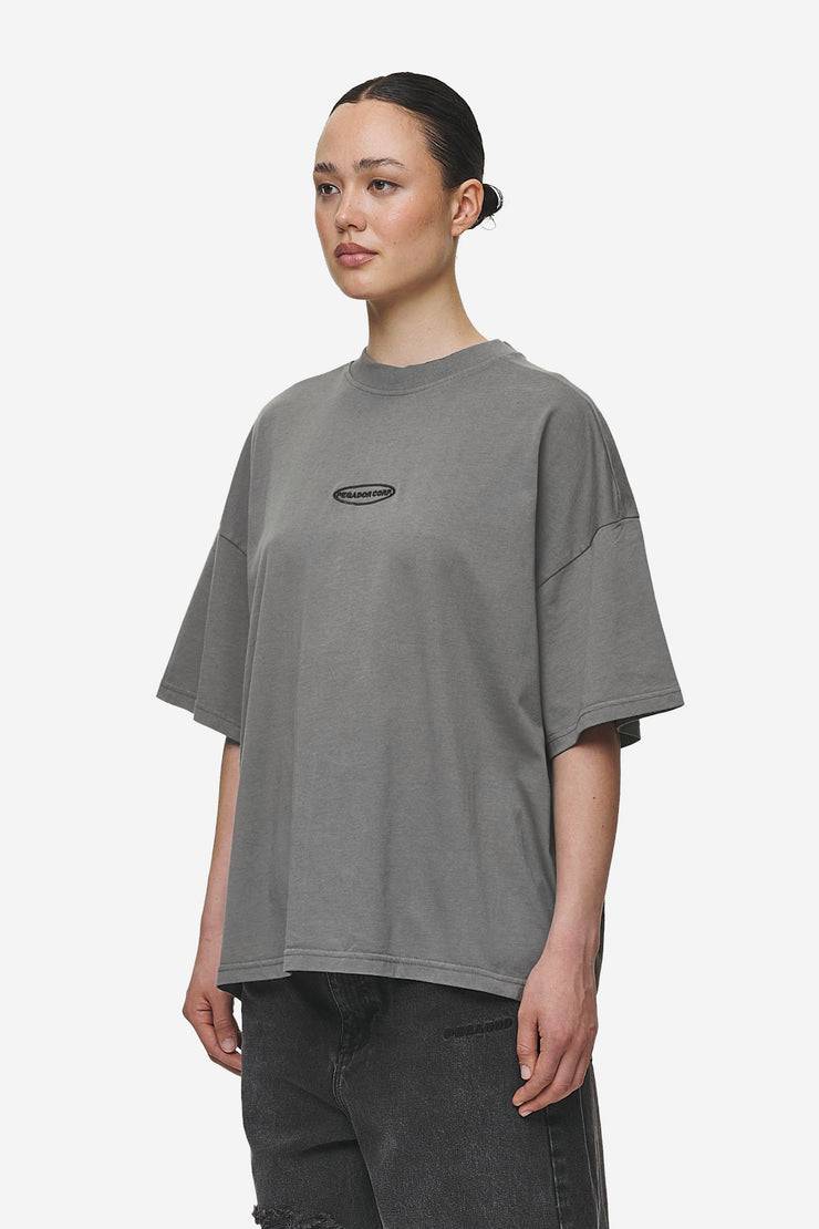 Pegador Sora Heavy Oversized Tee Washed Deep Grey Rabatte dieses Monats