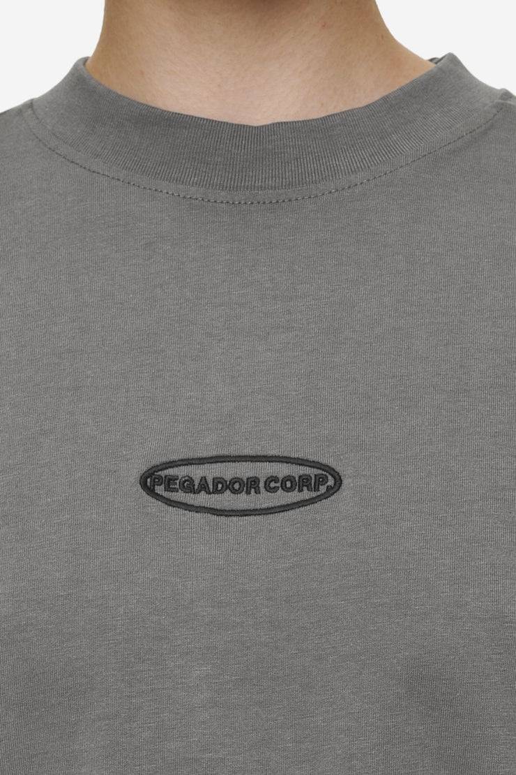 Pegador Sora Heavy Oversized Tee Washed Deep Grey Rabatte dieses Monats