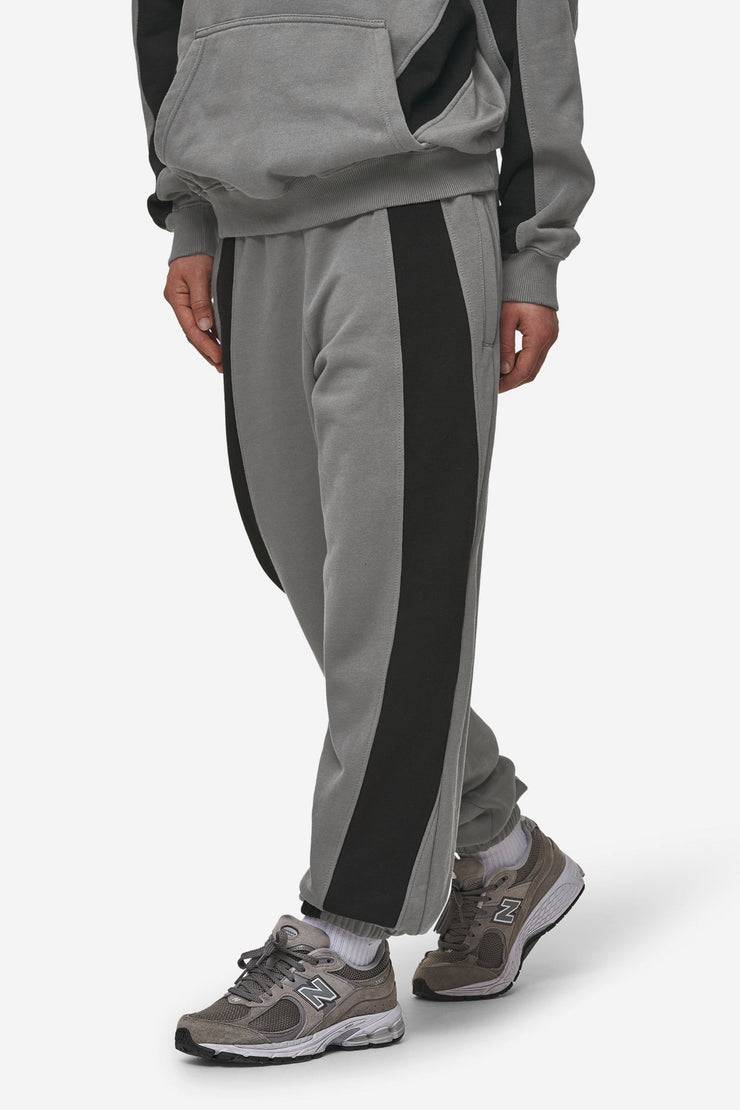 Pegador Amira High Waisted Sweat Pants Washed Deep Grey Black Outlet