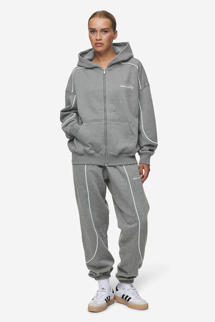Pegador Silvi High Waisted Sweat Pants Deep Grey Melange Verkauf