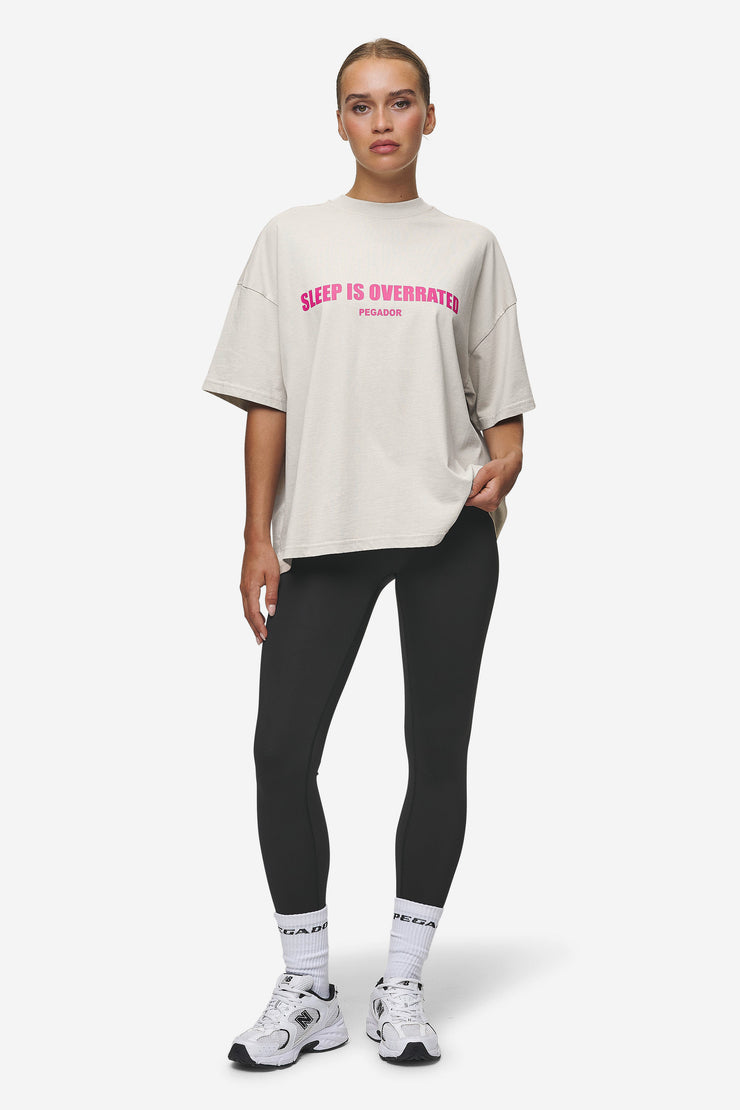 Pegador Tori Heavy Oversized Tee Washed Moon Grey Angebote