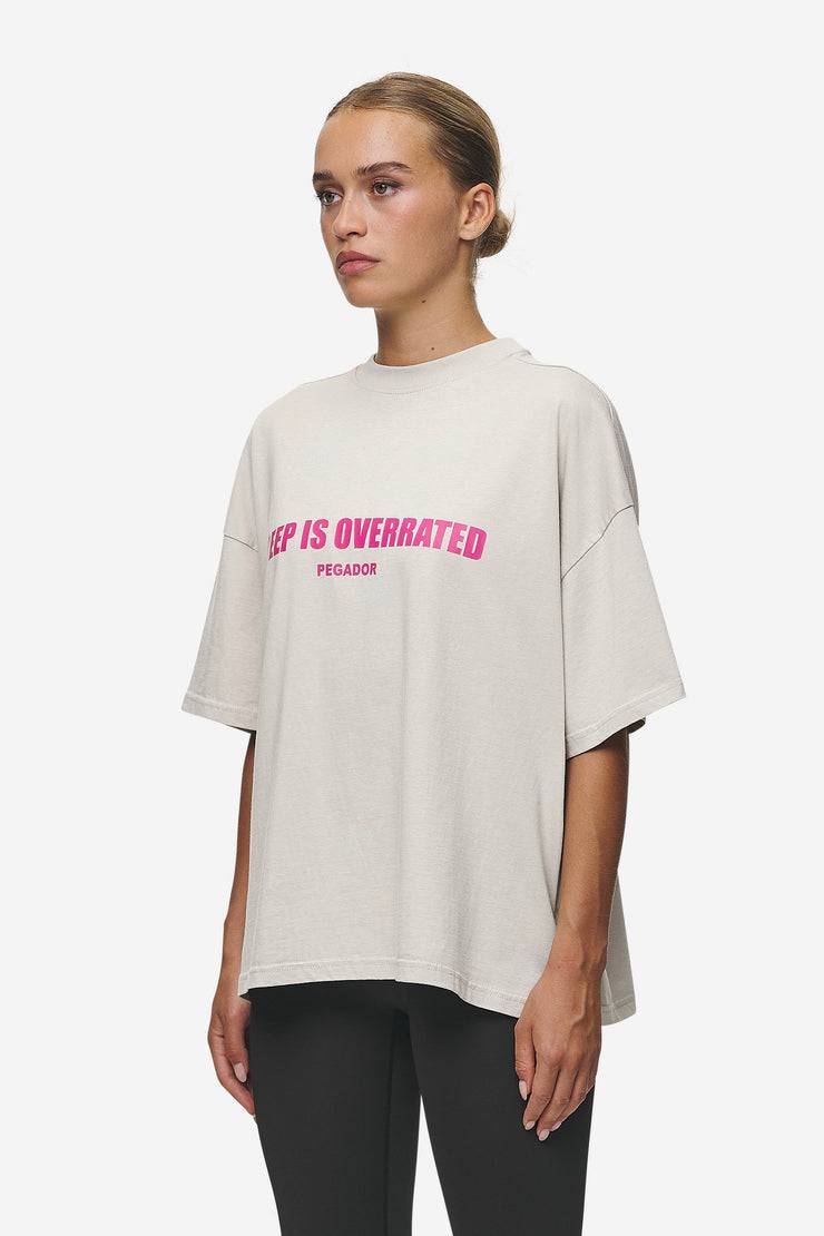 Pegador Tori Heavy Oversized Tee Washed Moon Grey Angebote
