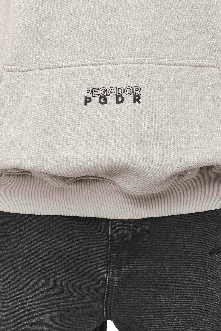 Pegador Nisa Oversized Hoodie Washed Moon Grey Hotsell