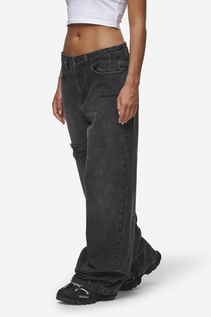 Pegador Mally Super Baggy Jeans Washed Deep Grey Meist gekauft