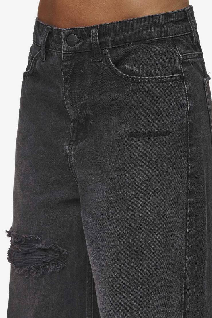 Pegador Mally Super Baggy Jeans Washed Deep Grey Meist gekauft