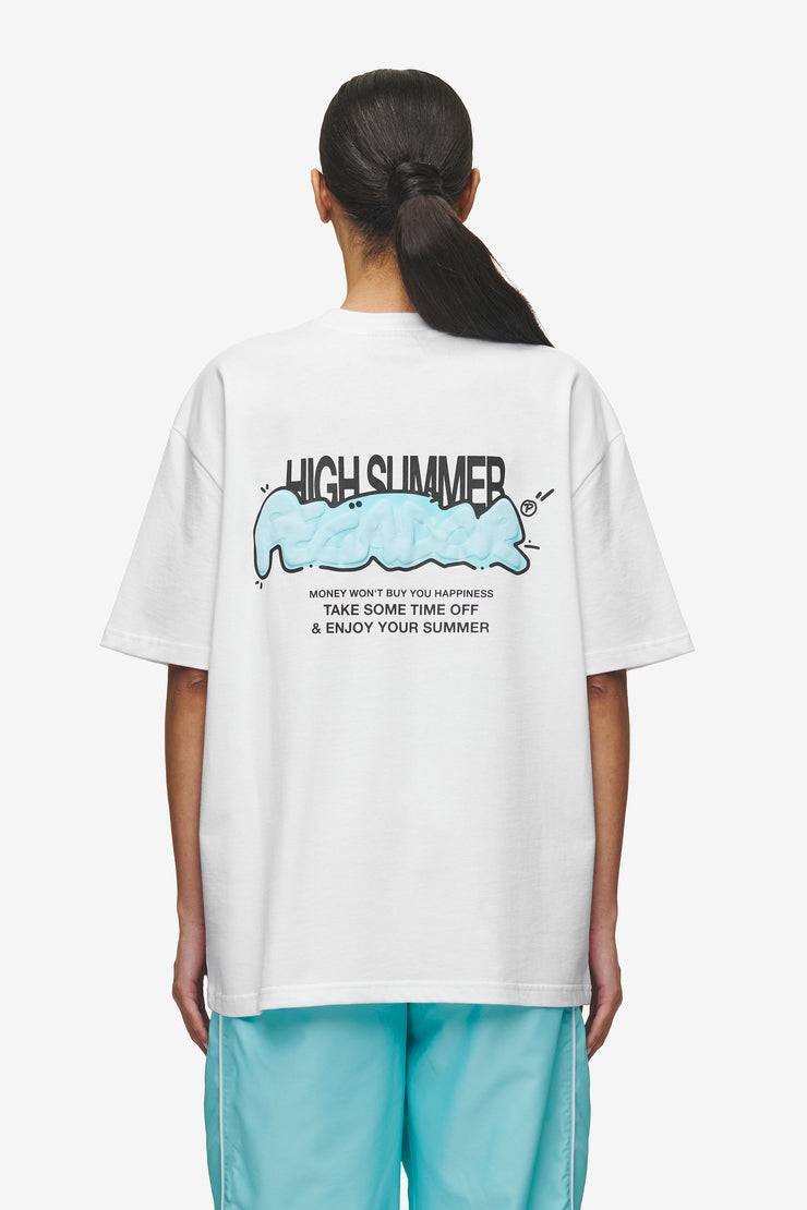 Pegador Barret Oversized Tee White Rabatt
