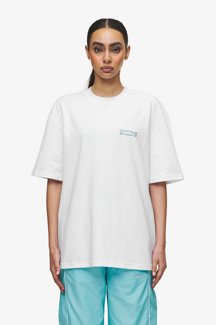 Pegador Barret Oversized Tee White Rabatt