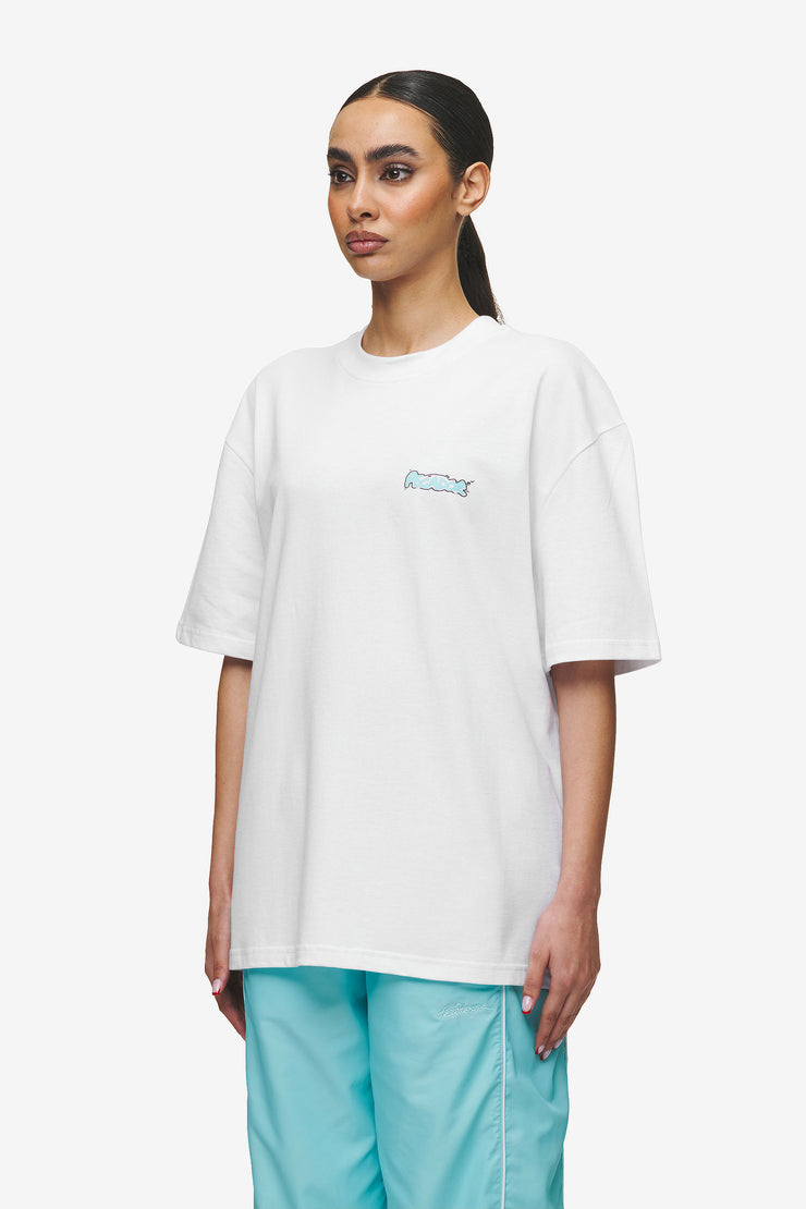 Pegador Barret Oversized Tee White Rabatt
