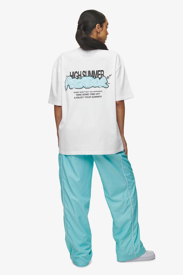 Pegador Barret Oversized Tee White Rabatt