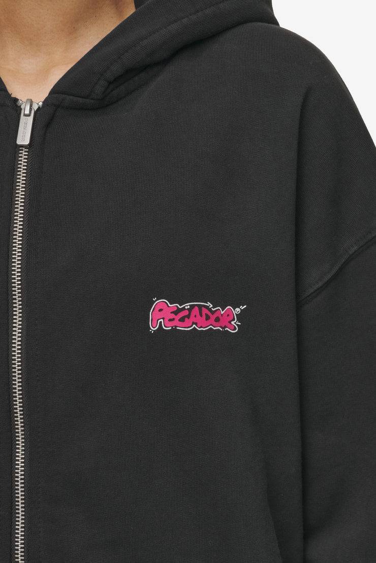 Pegador Barret Terry Oversized Sweat Jacket Vintage Black Günstig kaufen