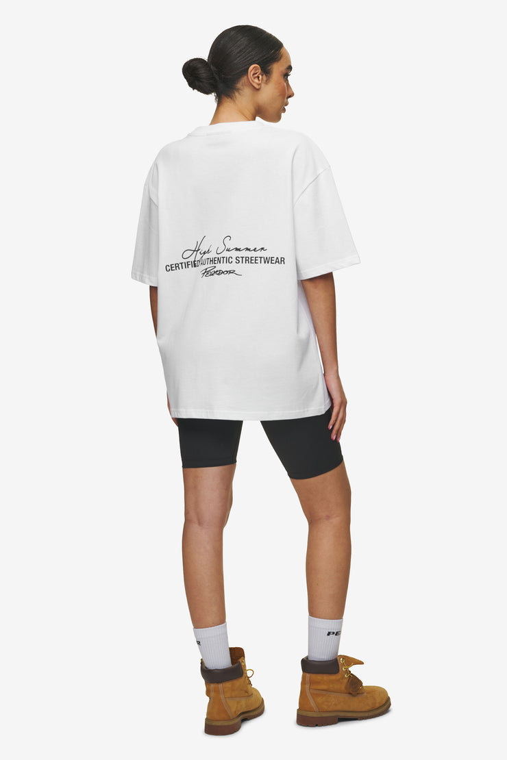 Pegador Banberry Oversized Tee White Großer Ausverkauf