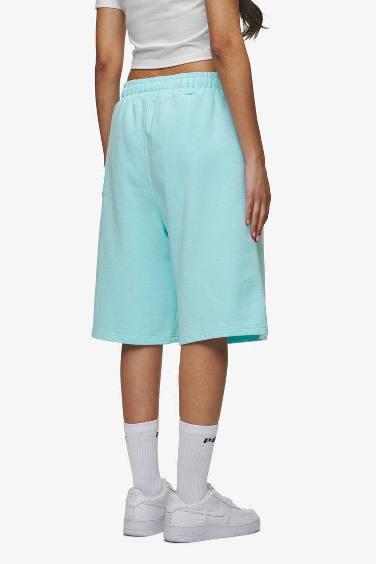 Pegador Leono Overknee Heavy Sweat Shorts Washed Sky Blue Gum Preisnachlass