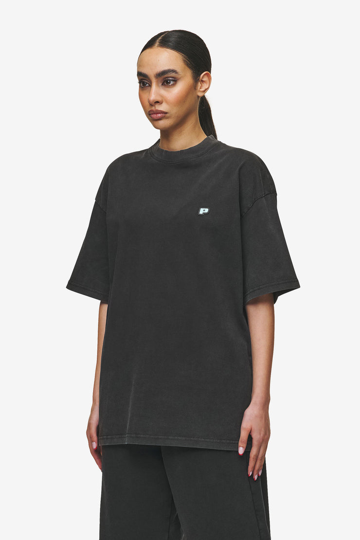 Pegador Leono Boxy Tee Vintage Black Sky Blue Gum Saisonschlussverkauf