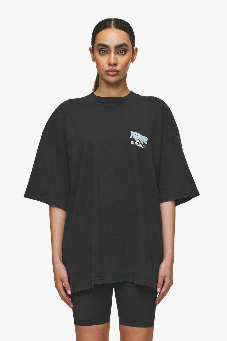 Pegador Farrar Boxy Tee Vintage Black Osterangebot