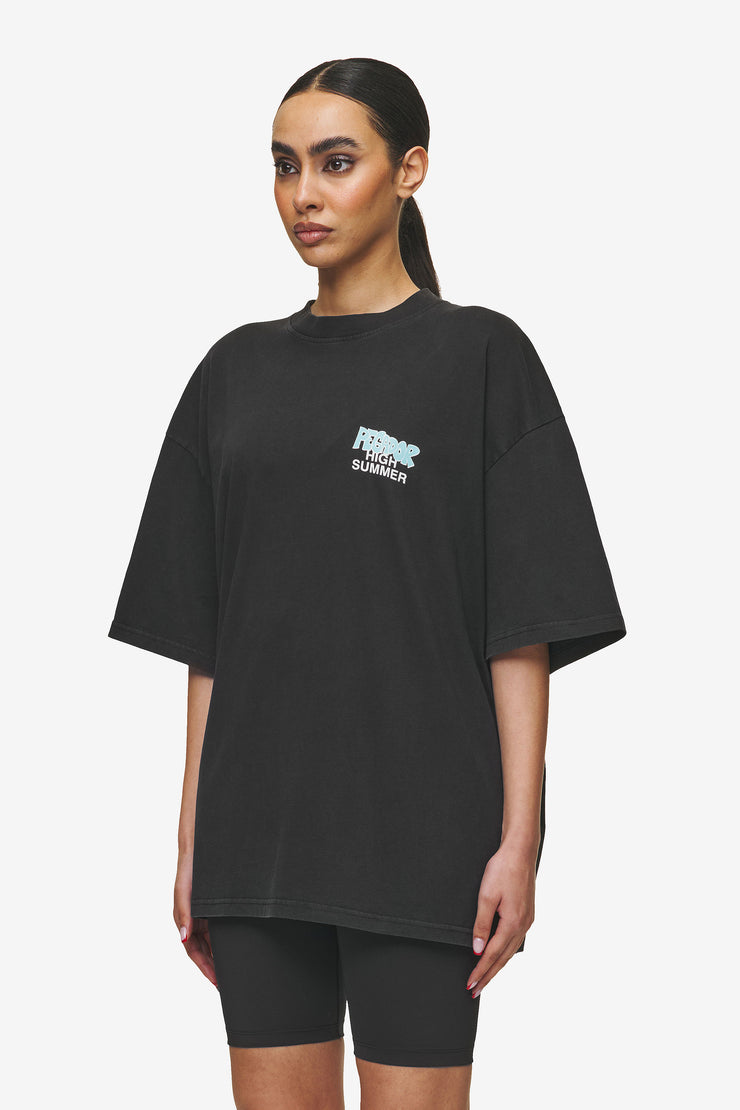 Pegador Farrar Boxy Tee Vintage Black Osterangebot