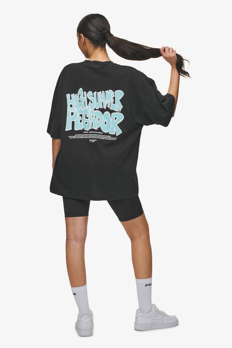 Pegador Farrar Boxy Tee Vintage Black Osterangebot