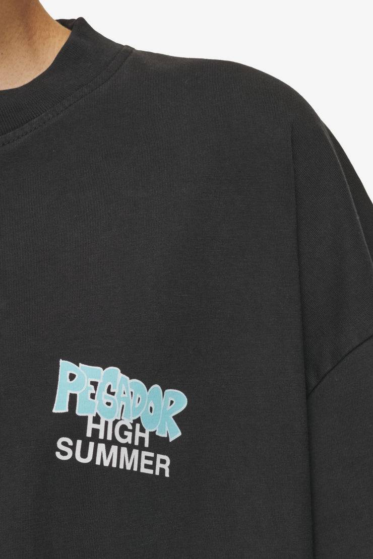 Pegador Farrar Boxy Tee Vintage Black Osterangebot