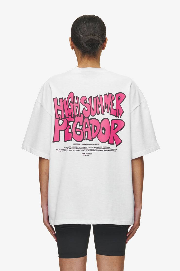 Pegador Farrar Boxy Tee White Muttertagsangebot