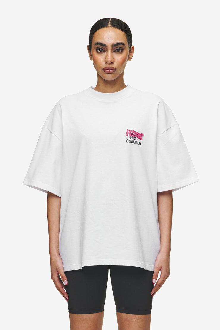Pegador Farrar Boxy Tee White Muttertagsangebot