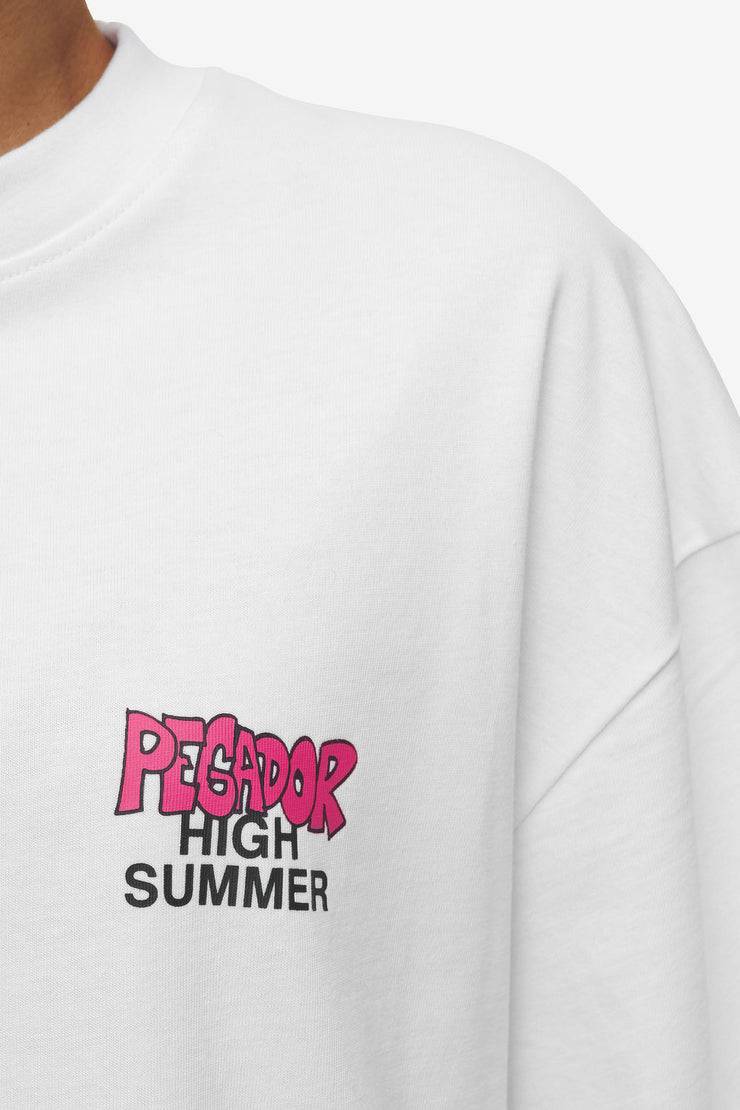 Pegador Farrar Boxy Tee White Muttertagsangebot