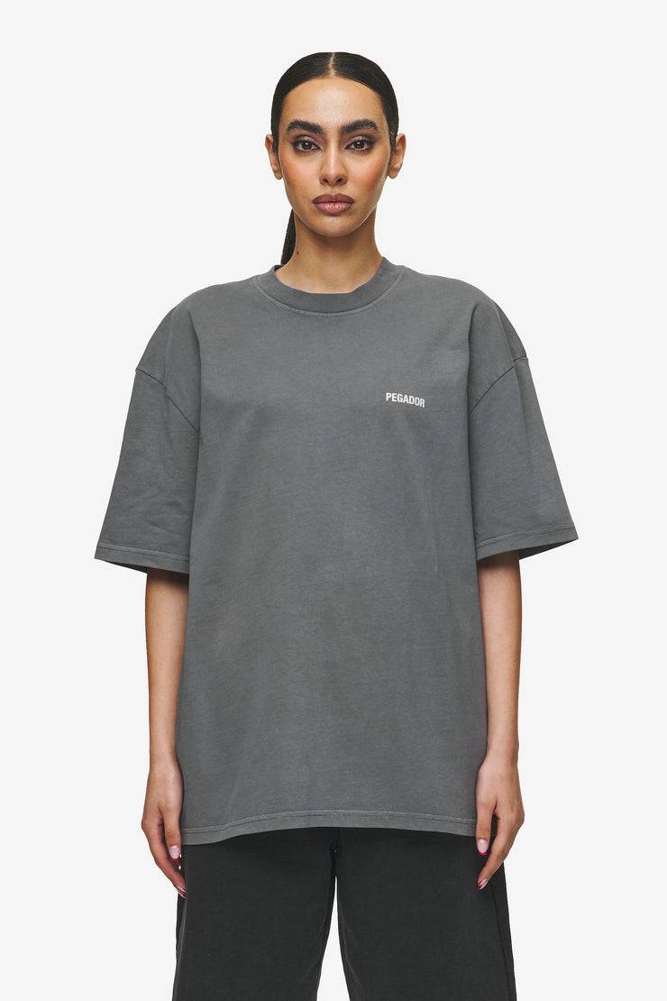 Pegador Gulati Oversized Tee Vintage Grey Valentinstagsangebot