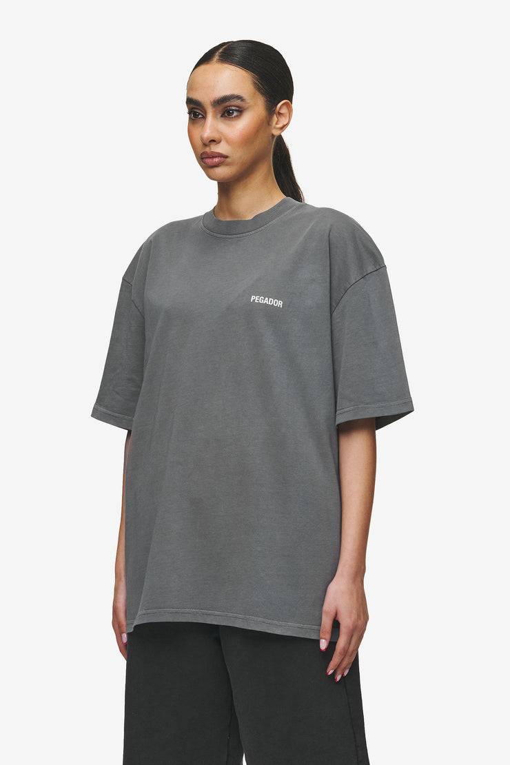 Pegador Gulati Oversized Tee Vintage Grey Valentinstagsangebot