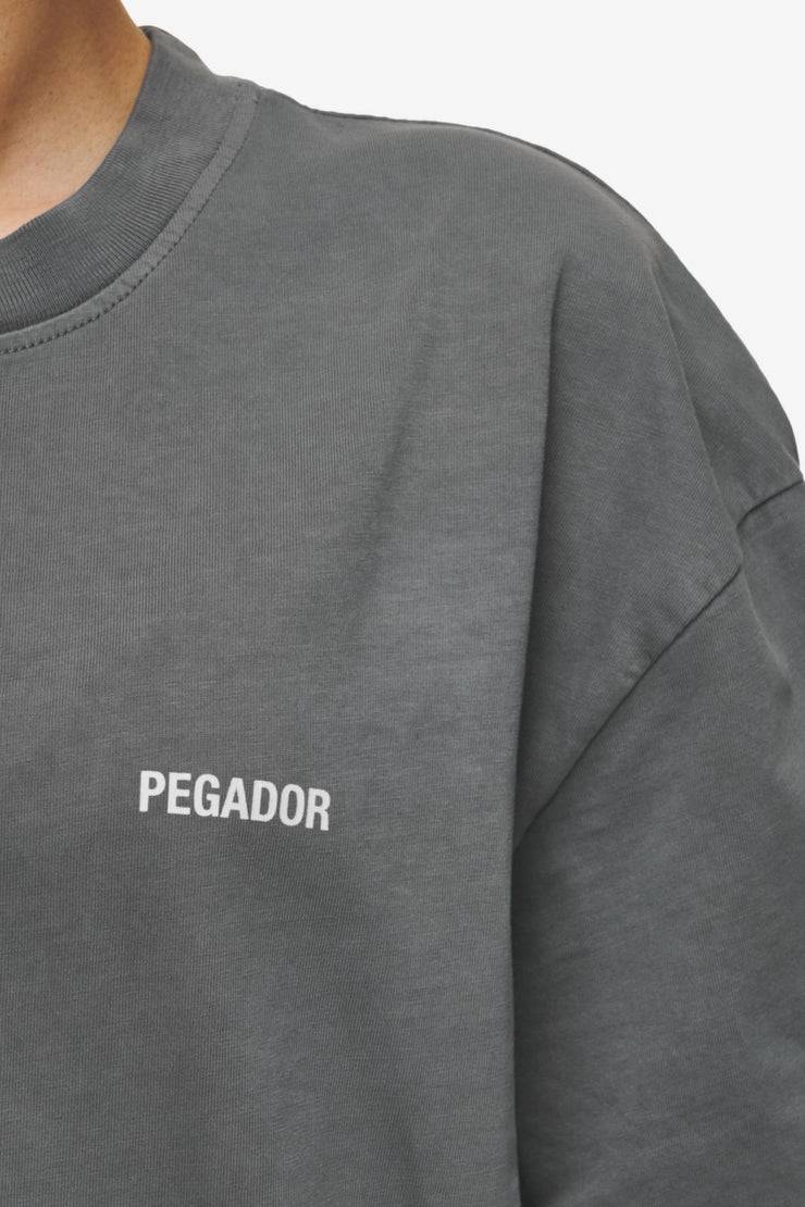 Pegador Gulati Oversized Tee Vintage Grey Valentinstagsangebot