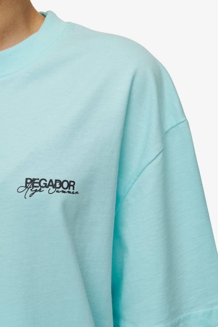 Pegador Patino Oversized Tee Washed Sky Blue Heißer Verkauf