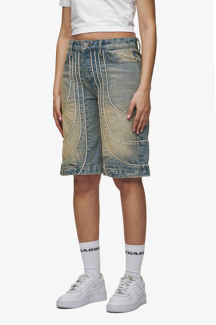 Pegador Treasure Jorts Vintage Blue Neueste Mode
