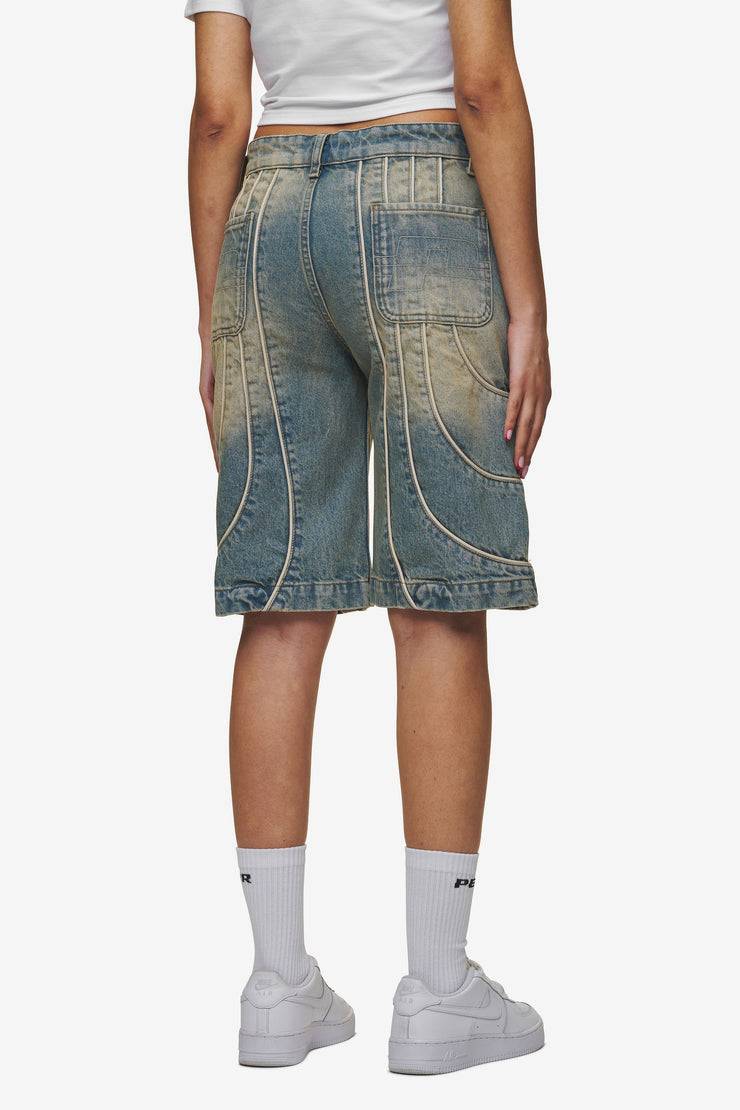 Pegador Treasure Jorts Vintage Blue Neueste Mode