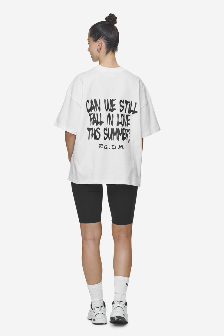 Pegador Ramira Heavy Oversized Tee White Zeitlich begrenztes Angebot