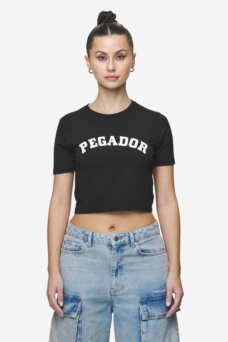 Pegador Jenna Cropped Baby Tee Black Exklusive Angebote