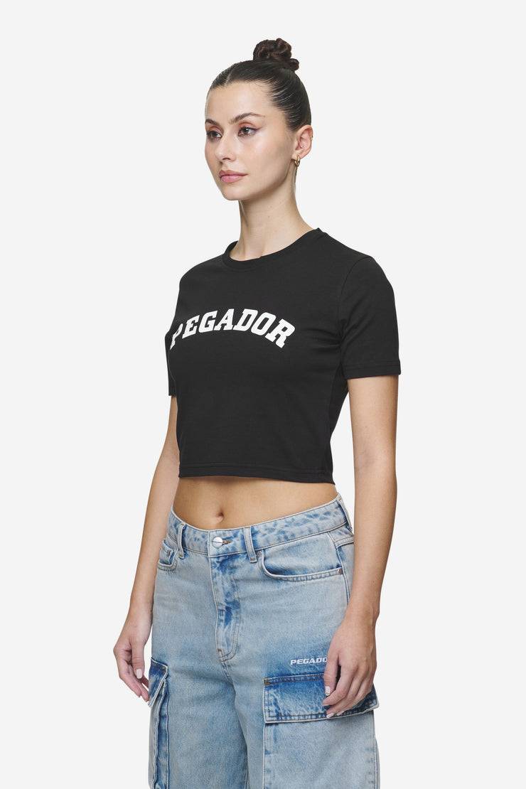 Pegador Jenna Cropped Baby Tee Black Exklusive Angebote