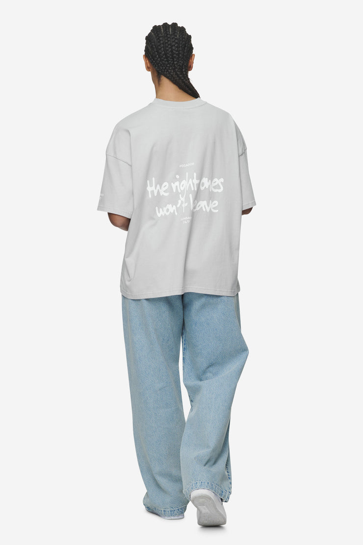 Pegador Aleja Heavy Oversized Tee Washed Sky Grey Neuheiten