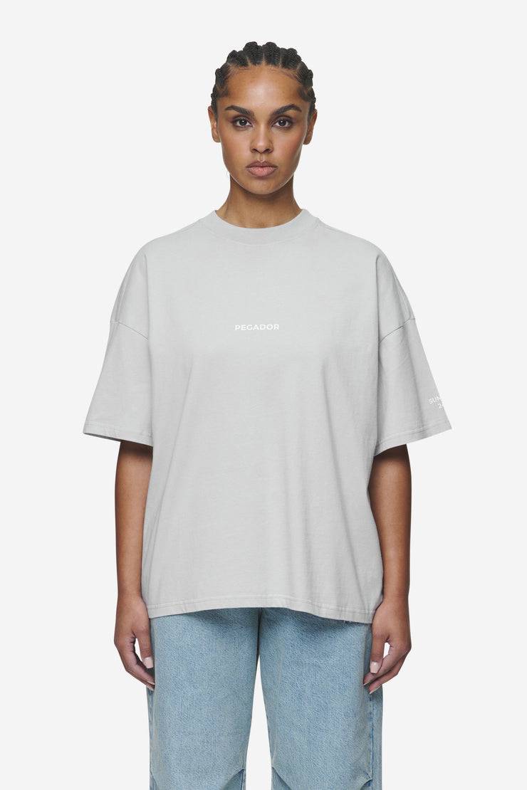 Pegador Aleja Heavy Oversized Tee Washed Sky Grey Neuheiten