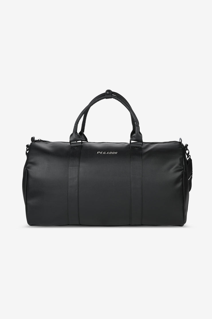 Pegador Strahan Logo Faux Leather Weekender Black Riesige Ersparnisse