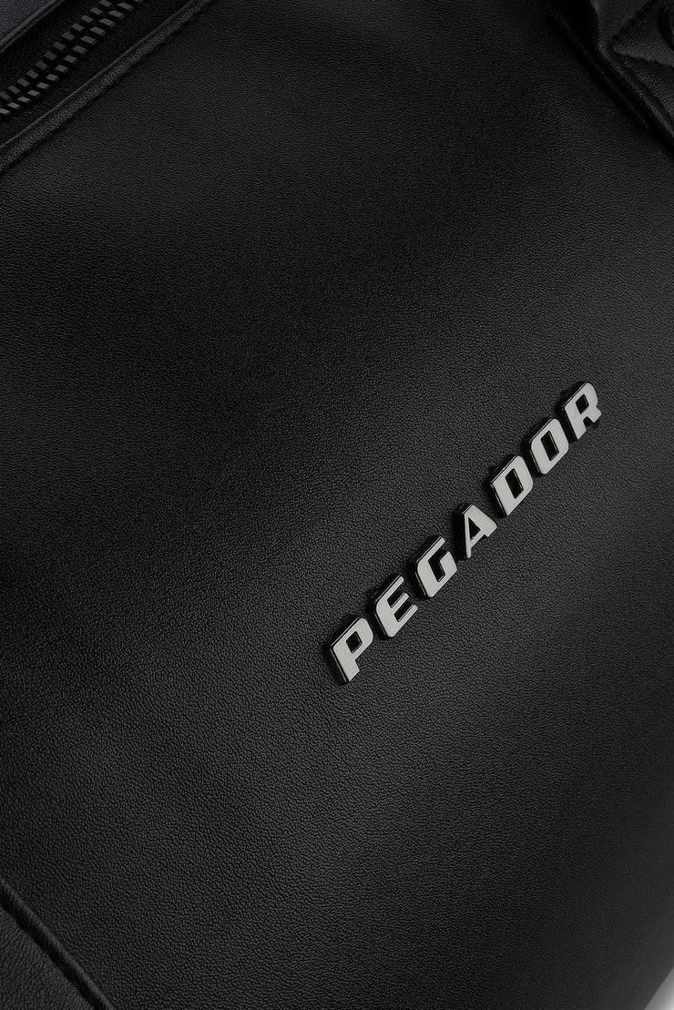 Pegador Strahan Logo Faux Leather Weekender Black Riesige Ersparnisse