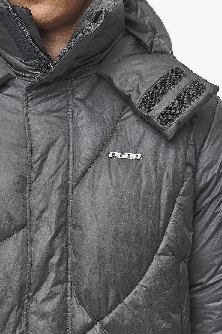 Pegador Henry Vintage Oversized Puffer Jacket Anthracite Tiefpreis