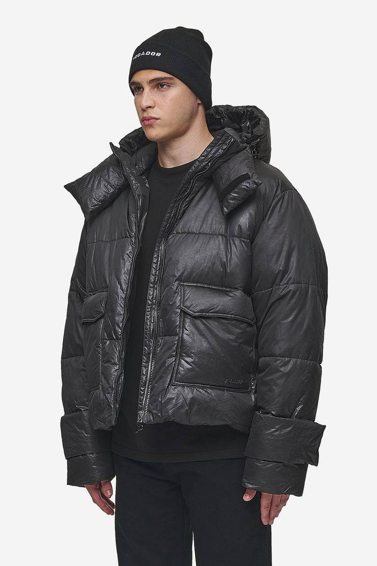 Pegador Garrick Vintage Oversized Puffer Jacket Black Wochenangebot