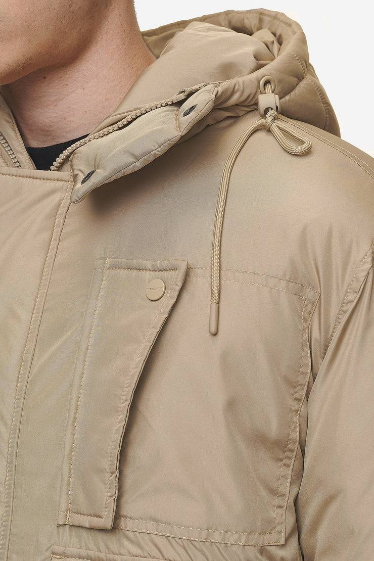 Pegador Jean Utility Puffer Jacket Sand Begrenzte Freigabe