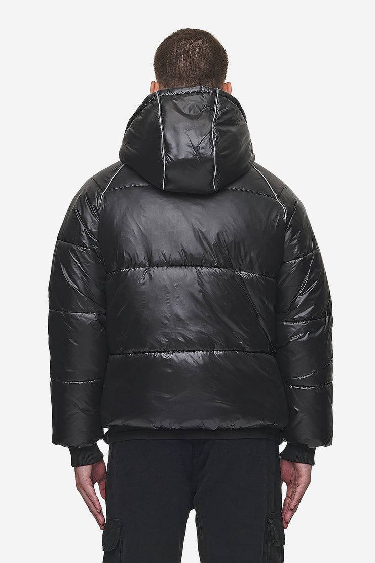 Pegador Toby Raglan Puffer Jacket Black Letzter Tag