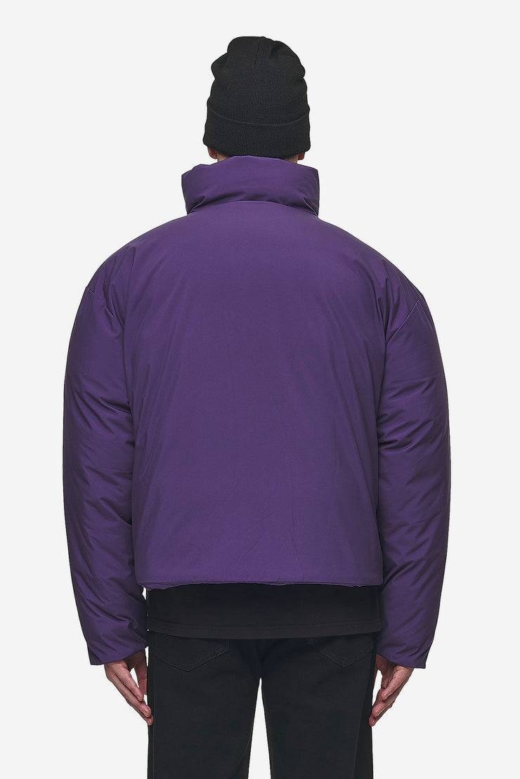 Pegador Lavoy Cropped Boxy Puffer Jacket Deep Purple Zeitbegrenzte Promotion